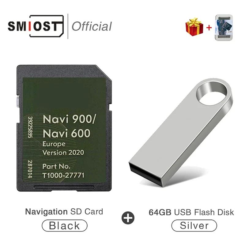 SMIOST ޸ SD , Vauxhall 600 900, GPS SD ī, ̼  2020-2022, Opel Navi, 16GB,  